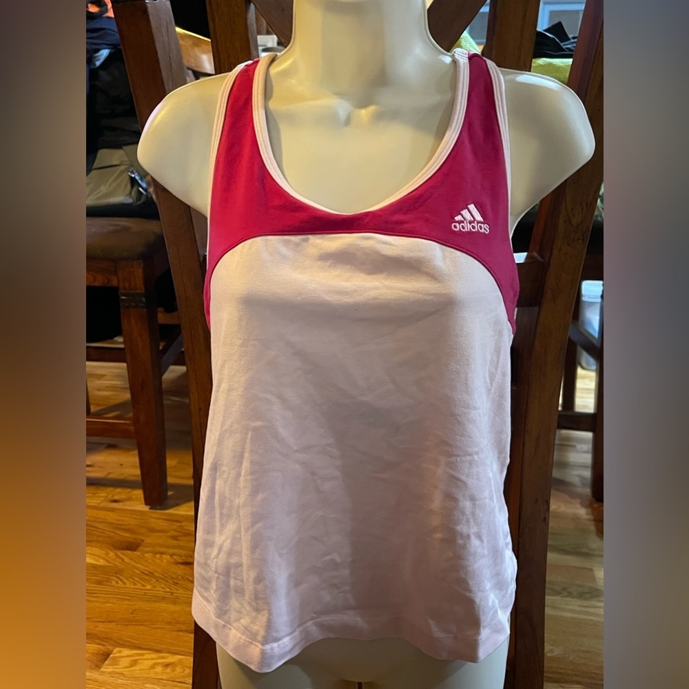 Adidas tank built in bra Large